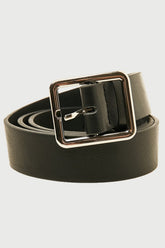 Squared Belt Black/Silver